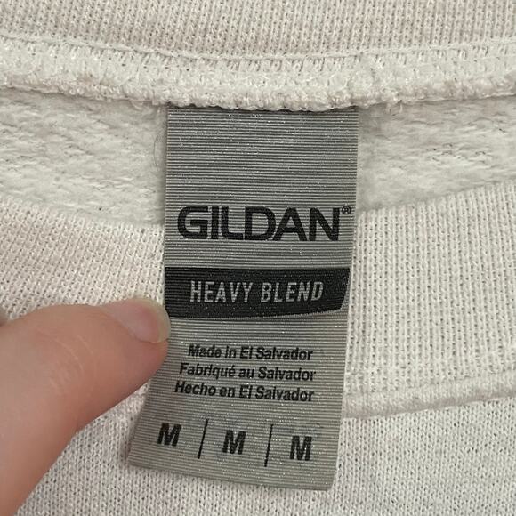 Genshin Impact M/M Gildan embroidered character pullover sweater white anime - Picture 4 of 8